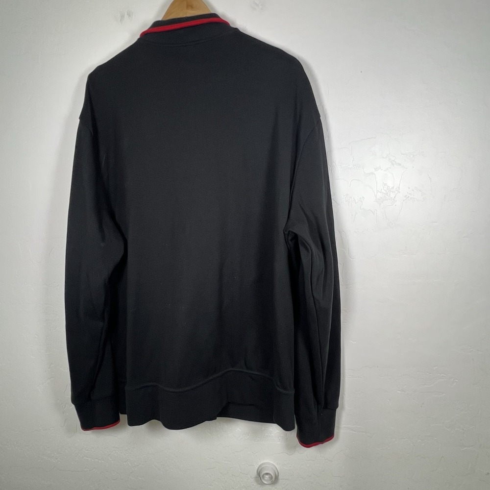 Polo Ralph Lauren Performance Full-Zip Track Jacket Men's XL Black/White /Red - Picture 6 of 13